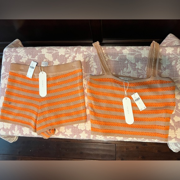 Anthropologie Flat White Knit 2-piece set - Picture 4 of 4